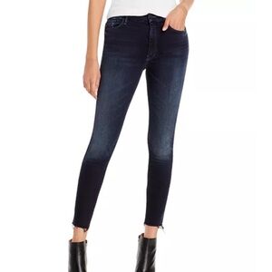 MOTHER jeans The Looker High-Rise Ankle Fray Skinny Jeans in Last Call 26